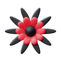 lotus flower 3d rendering icon illustration png