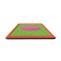 tapis 3d le rendu icône illustration png