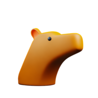 camel 3d rendering icon illustration png