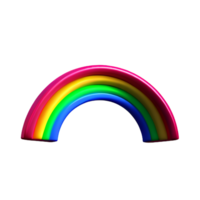 boho arco iris 3d representación icono ilustración png