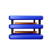 base de datos 3d representación icono ilustración png