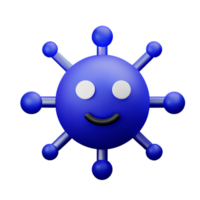 Virus 3d Rendern Symbol Illustration png