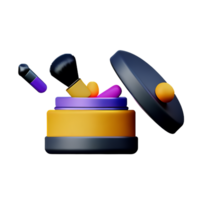 productos cosméticos 3d representación icono ilustración png