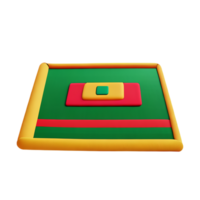 carpet 3d rendering icon illustration png