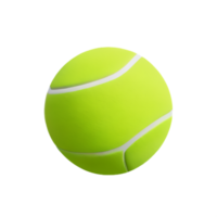 tennis ball 3d rendering icon illustration png