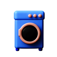 laundry 3d rendering icon illustration png