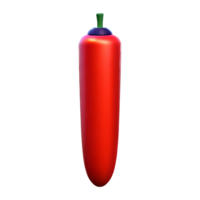 pepper 3d rendering icon illustration png