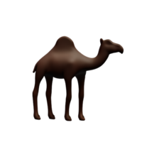 kamel 3d tolkning ikon illustration png