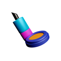 cosmetics 3d rendering icon illustration png