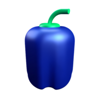 pepper 3d rendering icon illustration png