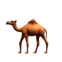 kameel 3d renderen icoon illustratie png