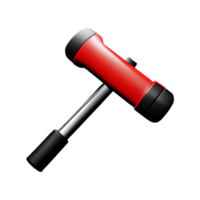 Hammer 3d Rendern Symbol Illustration png