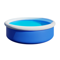 pool 3d rendering icon illustration png