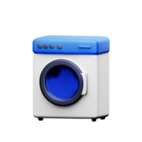 laundry 3d rendering icon illustration png