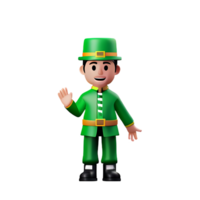 st patricks day 3d rendering icon illustration png