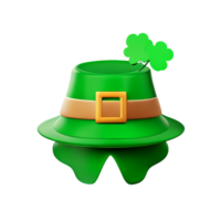 st patricks dia 3d Renderização ícone ilustração png