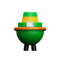 st patricks day 3d rendering icon illustration png