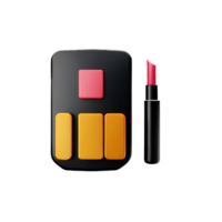 cosmetics 3d rendering icon illustration png