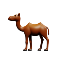 camel 3d rendering icon illustration png