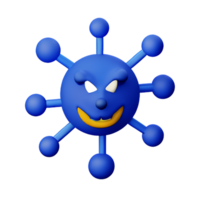 Virus 3d Rendern Symbol Illustration png