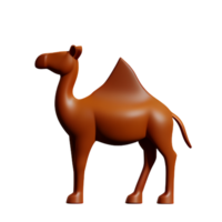 camello 3d representación icono ilustración png