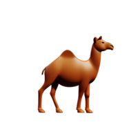 camel 3d rendering icon illustration png