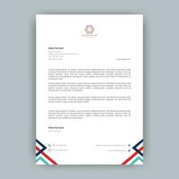 Modern professional corporate Company office brand simple Abstract creative clean minimalist Elegant business style letterhead.Letterhead,business proposal letter,standard,best,unique design template. vector