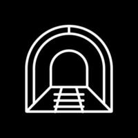 diseño de icono de vector de túnel