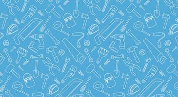 tools pattern background engineer tools, repair house tool simple background vector