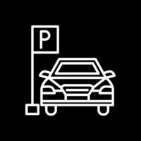 Car parking Vector Icon Design