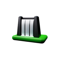 waterval 3d renderen icoon illustratie png