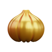 garlic 3d rendering icon illustration png