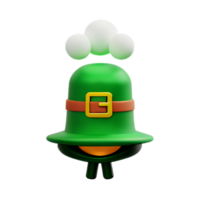 st patricks journée 3d le rendu icône illustration png