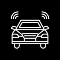Autonomous car Vector Icon Design