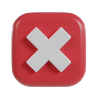 Wrong Mark PNGs for Free Download