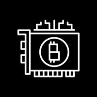 Bitcoin mining Vector Icon Design