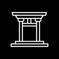 Torii gate Vector Icon Design