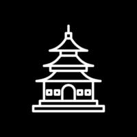 Asian temple Vector Icon Design