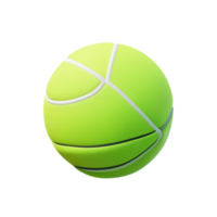 Tennis Ball 3d Rendern Symbol Illustration png