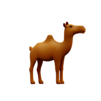 camel 3d rendering icon illustration png