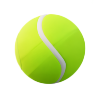 tennis Balle 3d le rendu icône illustration png