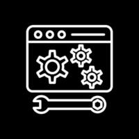 Web maintenance Vector Icon Design