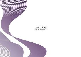 abstract line wave modern background design vector