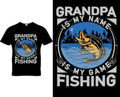 Fishing t-shirt design vector