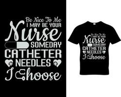 Nurse t-shirt design vector