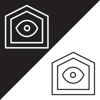 Smart home icon. Smart home vector icon from Artificial Intelligence collection. Outline style Smart Home icon.