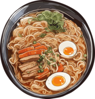 Umami entfesselt genießen das Reichtum von Ramen ai generativ png