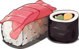 Culinary Craftsmanship The Timeless Appeal of Sushi AI Generative png
