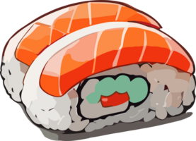 Culinary Craftsmanship The Timeless Appeal of Sushi AI Generative png