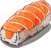 culinario artigianato il senza tempo appello di Sushi ai generativo png